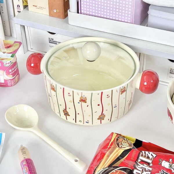 Cuenco de Ceramica con Cuchara