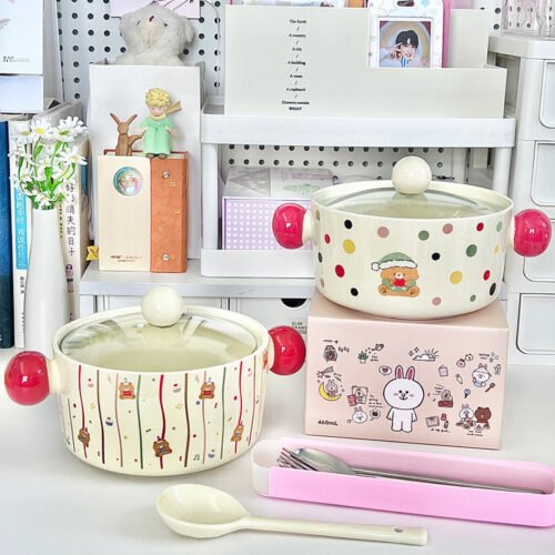 Cuenco de Ceramica con Cuchara